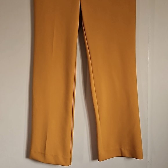 Jules & Leopold mustard casual pants small petite straight leg - Picture 5 of 15